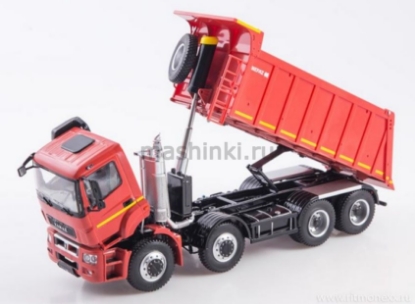 Изображение SSM 1/43 KAMAZ-65801-68 самосвал красный