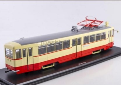 Изображение SSM 1/43 ЛМ-49 трамвай красно-бежевый