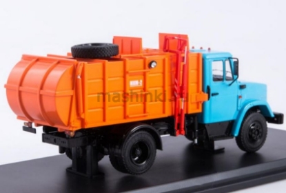 Изображение SSM 1/43 Мусоровоз с боковой загрузкой МКМ-2 (шасси З_Л-4333)