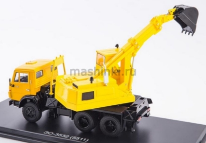 Изображение SSM 1/43 ЭО-3532 (5511) экскаватор желтый