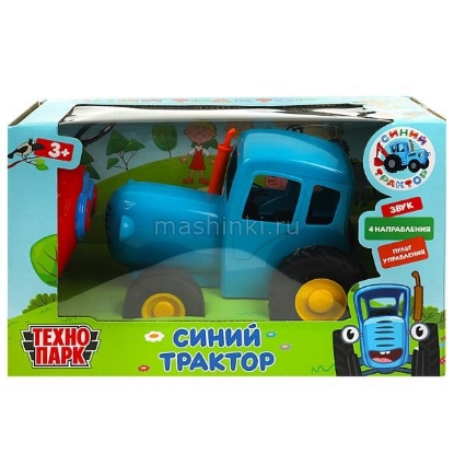 Изображение R/C ТЕХНОПАРК СИНИЙ ТРАКТОР 20 см р/у синий