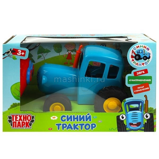 Изображение R/C ТЕХНОПАРК СИНИЙ ТРАКТОР 20 см р/у синий