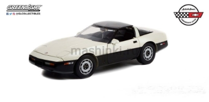 Изображение GREENLIGHT 1/18 CHEVROLET Corvette C4 Malcolm Konner Commemorative Edition 1986 Dual-Tone black/silver beige