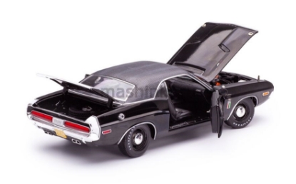 Изображение GREENLIGHT 1/18 DODGE Challenger R/T 426 HEMI The Black Ghost 1970 black