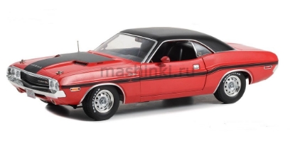 Изображение GREENLIGHT 1/18 DODGE Challenger R/T 440 Six-Pack Mr. Norm's Grand Spaulding Dodge 1970 red
