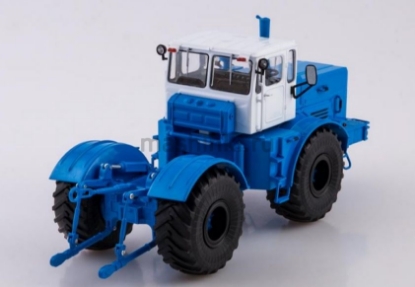 Изображение АИСТ 1/43 К-701 трактор синий/белый