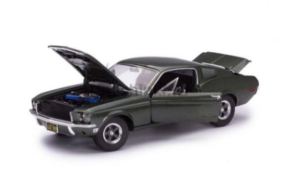 Изображение GREENLIGHT 1/18 FORD Mustang GT Fastback Bullitt 1968 highland green