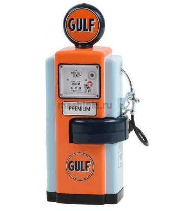 Изображение GREENLIGHT 1/18 Бензоколонка Wayne 100-A Gas Pump GULF Oil 1948