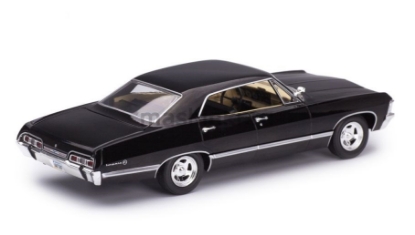 Изображение GREENLIGHT 1/24 CHEVROLET Impala Sport Sedan 1967 (т/с Supernatural) black
