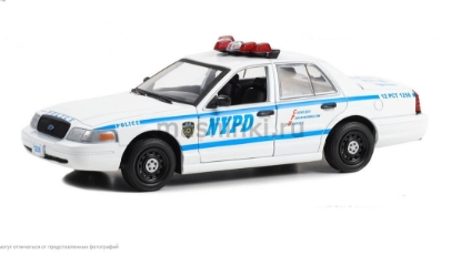 Изображение GREENLIGHT 1/24 FORD Crown Victoria Police Interceptor New York City Police Department (NYPD) 2003 (т/c Куантико)