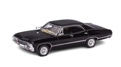 Изображение GREENLIGHT 1/43 CHEVROLET Impala Sport Sedan 1967 (т/с Supernatural) black
