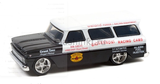Изображение GREENLIGHT 1/43 CHEVROLET Suburban Don Garlits’ Speed Shop Tampa Florida 1966