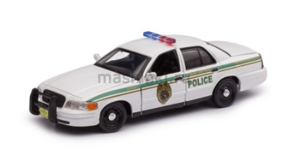 Изображение GREENLIGHT 1/43 FORD Crown Victoria Police Interceptor Miami Metro Police Department 2001 (т/c Декстер)