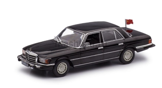 Изображение GREENLIGHT 1/43 MERCEDES-BENZ 450 SEL (W116) 1977 black (к/ф Рокки IV)