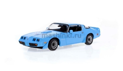 Изображение GREENLIGHT 1/43 PONTIAC Firebird Trans Am Hardtop 1979 atlantis blue with hood phoenix