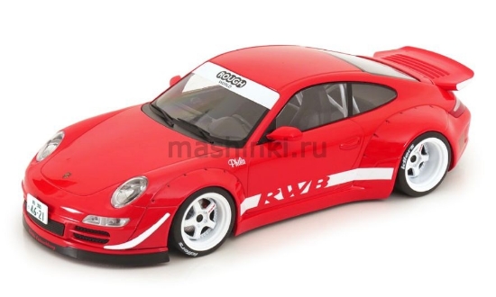 Изображение IXO 1/18 PORSCHE 911 (997) RWB 2021 red-white