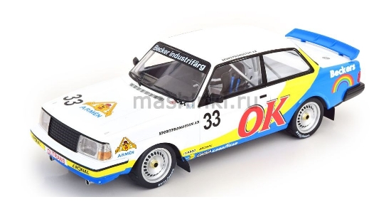 Изображение IXO 1/18 VOLVO 240 Turbo №33 M&L Racing Sweden Andersson/Petersson/Linden ETCC Zolder 1985