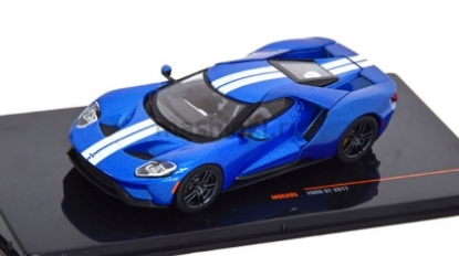 Изображение IXO 1/43 FORD GT 2017 blue/silver