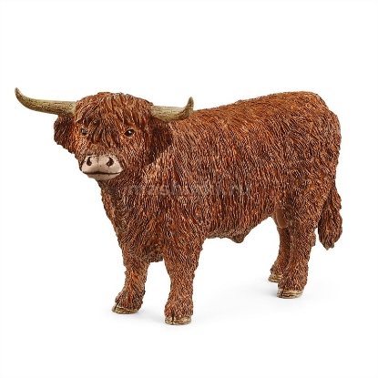 Изображение SCHLEICH Бык породы Хайленд коричневый