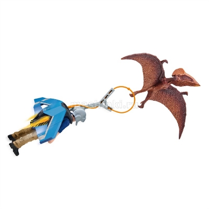 Изображение SCHLEICH Динозавры набор Преследование с реактивным ранцем