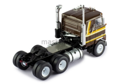 Изображение IXO 1/43 Седельный тягач MACK Serie F 1977 brown/orange/yellow