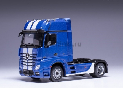 Изображение IXO 1/43 Седельный тягач MERCEDES-BENZ Actros MP4 1853 SZM 2012 blue metallic