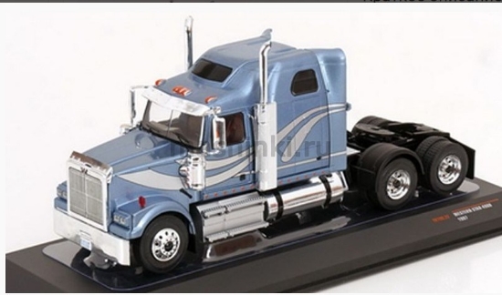 Изображение IXO 1/43 Седельный тягач WESTERN STAR 4900 1997 light blue metallic