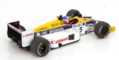 Изображение MODELCAR 1/18 WILLIAMS Honda FW11 №5 Canon Williams Honda Team Nigel Mansell победитель British GP 1986