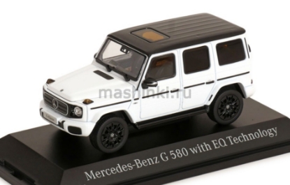 Изображение NOREV 1/43 MERCEDES-BENZ G580 EQ Technology (N465) 2024 opalite white
