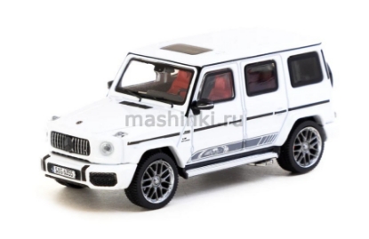 Изображение TARMAC WORKS 1/64 MERCEDES-BENZ G-Klasse G63 AMG Edition 55 (W463) 2015 white