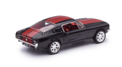 Изображение IXO 1/43 FORD Mustang Fastback 1967 black/red