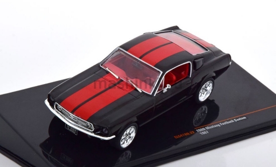Изображение IXO 1/43 FORD Mustang Fastback 1967 black/red