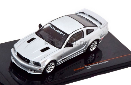 Изображение IXO 1/43 FORD Mustang Saleen S281 2005 silver