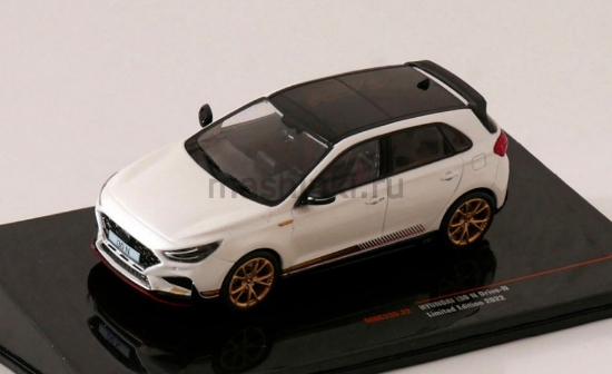 Изображение IXO 1/43 HYUNDAI i30 N Drive-N Limited Edition 2022 white metallic