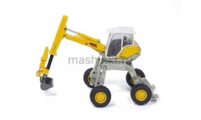 Изображение SIKU 1/50 Экскаватор Menzi Muck M545 шагающий серо-желтый