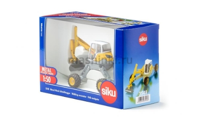 Изображение SIKU 1/50 Экскаватор Menzi Muck M545 шагающий серо-желтый