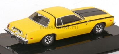 Изображение IXO 1/43 PLYMOUTH Fury Road Runner 1975 yellow/black