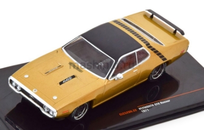 Изображение IXO 1/43 PLYMOUTH GTX Runner 1971 gold metallic/black