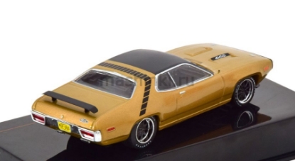 Изображение IXO 1/43 PLYMOUTH GTX Runner 1971 gold metallic/black