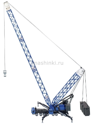 Изображение SIKU 1/55 Автокран большой черно-синий
