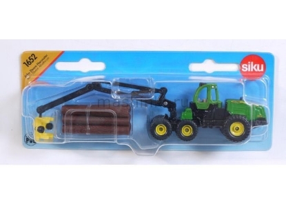 Изображение SIKU 1/87 JOHN DEERE с манипулятором и бревнами