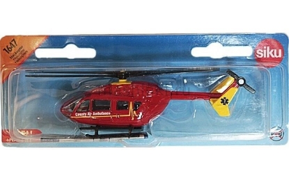 Изображение SIKU 1/87 Вертолет Ambulance красно-желтый