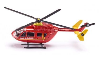 Изображение SIKU 1/87 Вертолет Ambulance красно-желтый