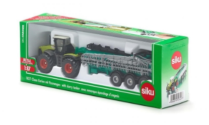 Изображение SIKU 1/87 Трактор CLAAS XERION + вакуумный танкер