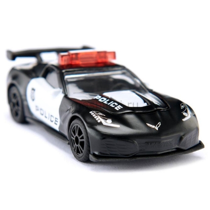 Изображение SIKU CHEVROLET Corvette ZR1 Полиция черно-белый