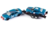Изображение SIKU DODGE Charger гоночный + на прицепе DODGE Challenger синий