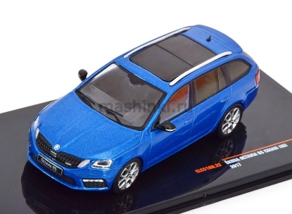 Изображение IXO 1/43 SKODA Octavia RS Combi III 2017 blue metallic