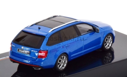 Изображение IXO 1/43 SKODA Octavia RS Combi III 2017 blue metallic