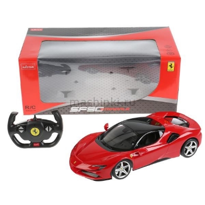 Изображение R/C RASTAR 1/14 FERRARI SF90 Stradale р/у свет красный