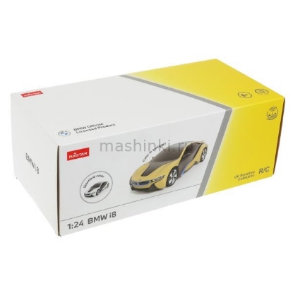 Изображение R/C RASTAR 1/24 BMW I8 р/у меняет цвет желтый